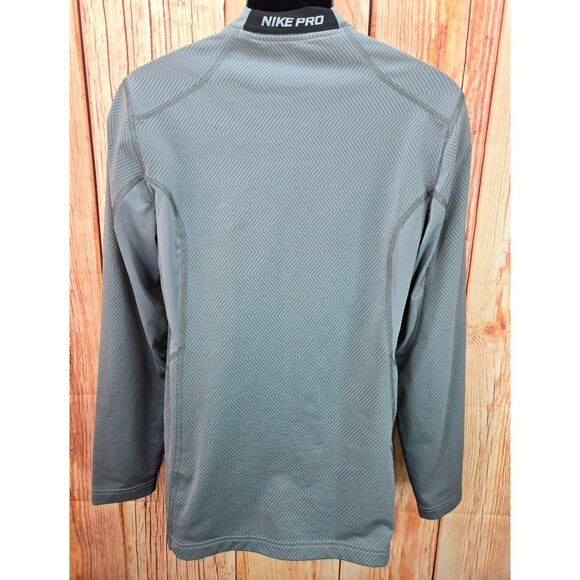 Nike Pro Fitted Dri-Fit Mock Athletic Layer Shirt Large - Picture 2 of 7